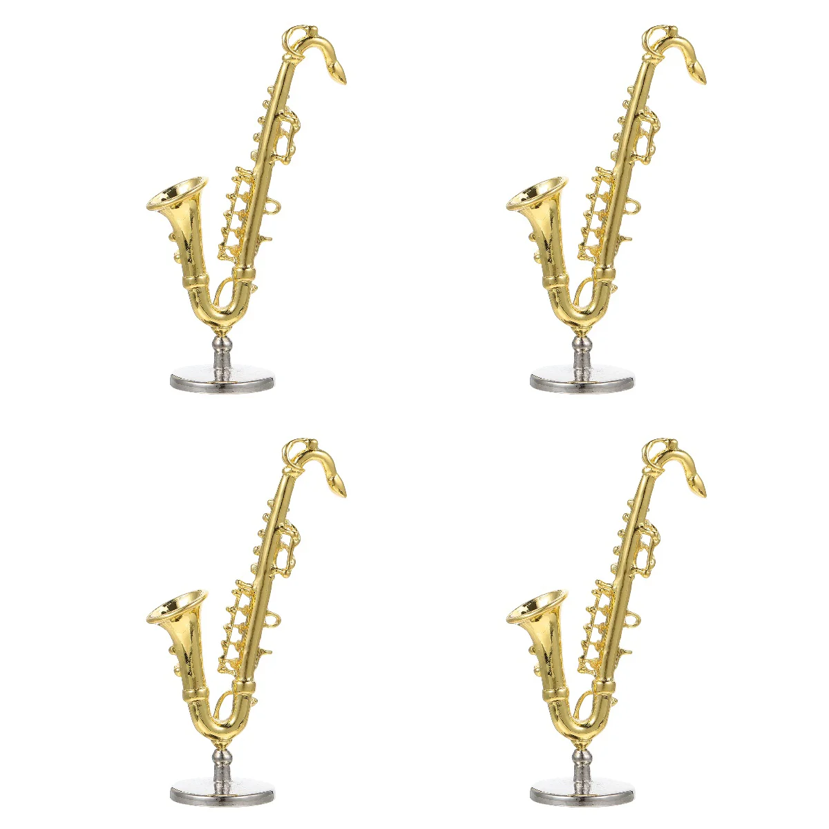 

Musical Saxophone Model Instruments Instrument Minidecoration Trumpet Toddler House Toy Ornamentornaments Hornsimulated