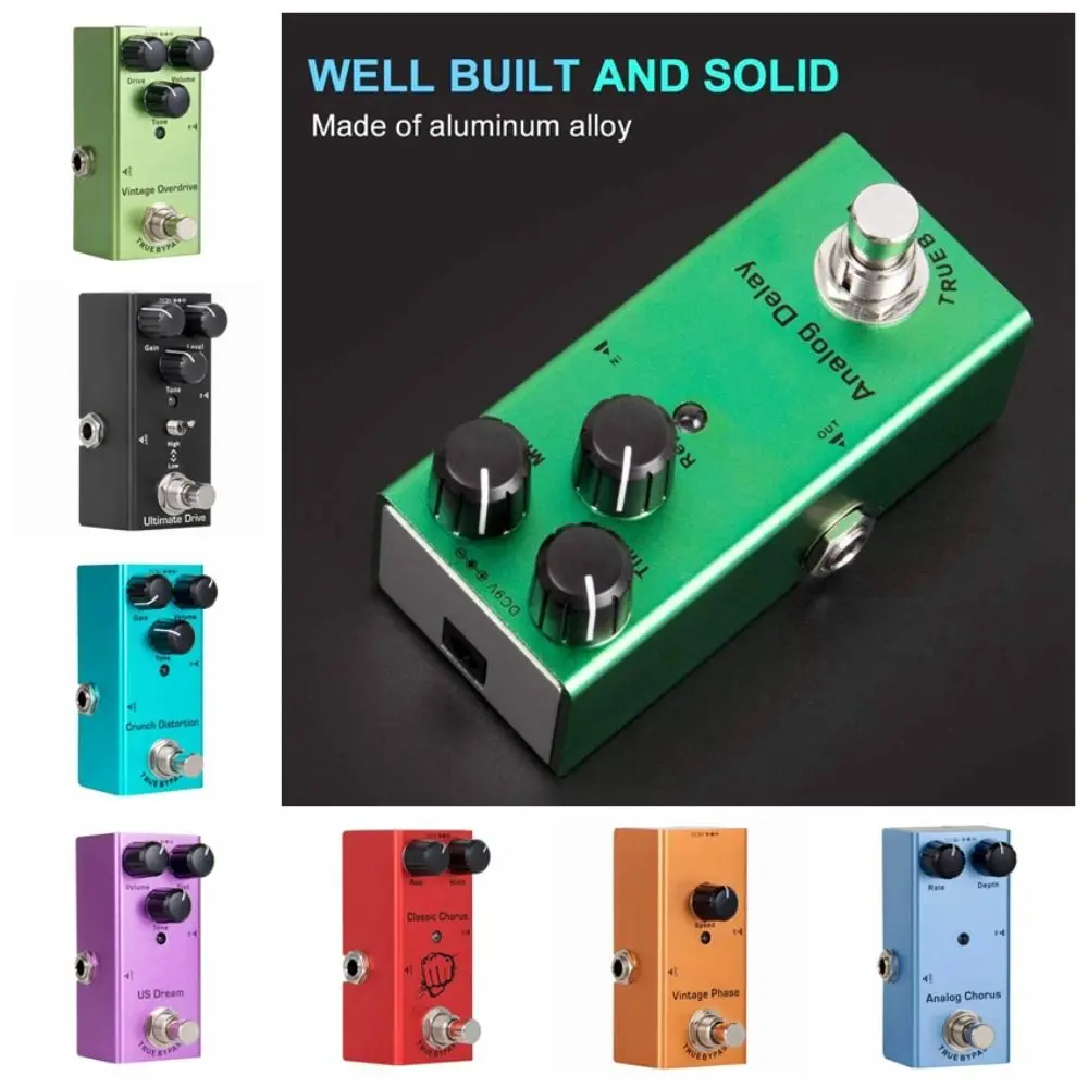 

Analog Chorus Electric Guitar Effects Digital Delay Overdrive Multi Effects Pedal Ultimate Drive Crunch Distortion
