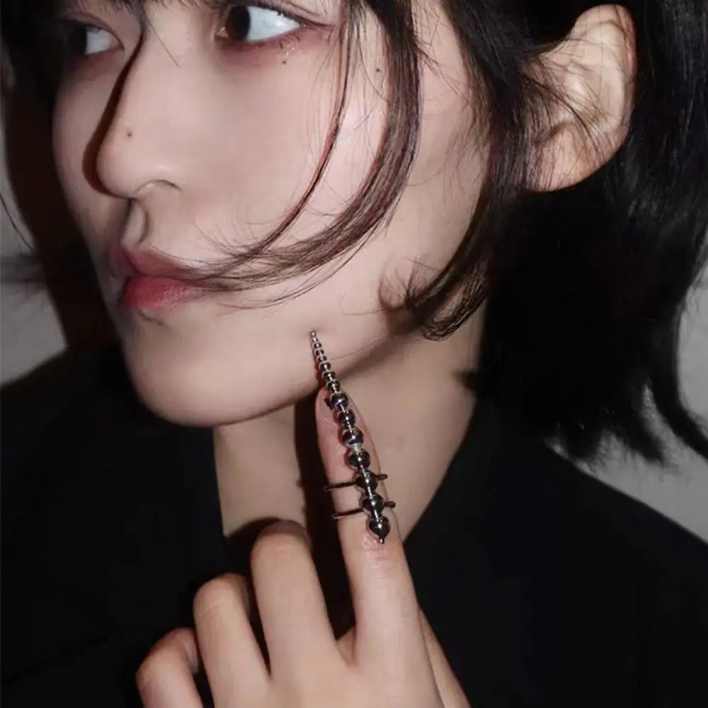 

Creative Geometric Adjustable Metal Punk Luxury Fashion Jewelry Women Ring Fingert Ring Korean Style Ring
