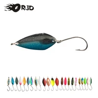 orjd wholesale trout lure metal fishing lures wobbler leurre truite spoon spinner artificial baits fishing tackle accessories