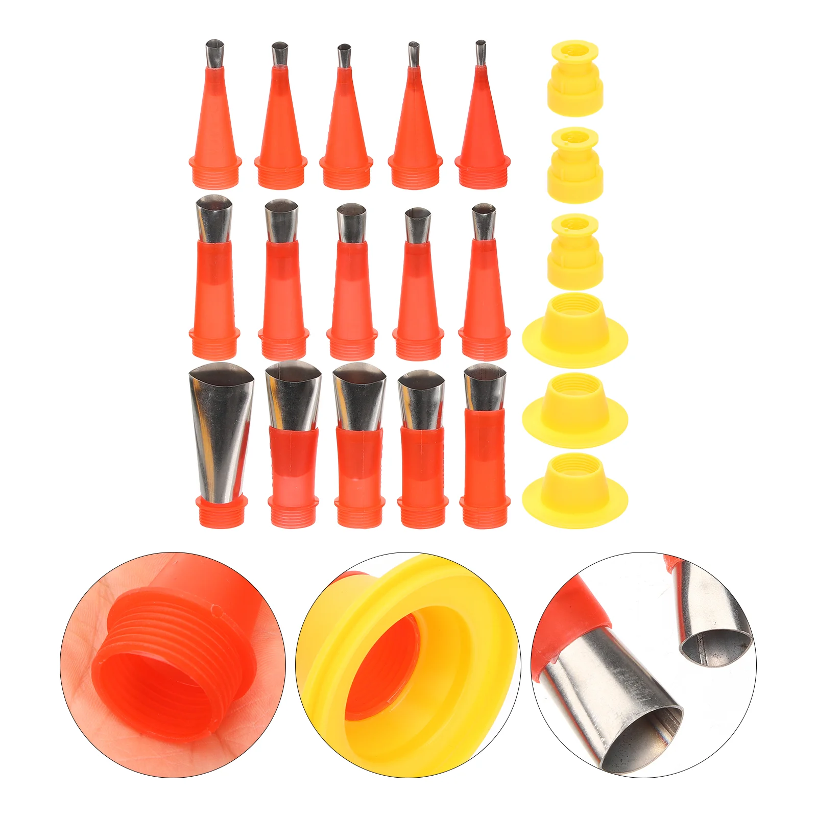 

Nozzle Caulking Caulk Tool Silicone Finishing Kit Nozzles Sealant Stainless Steel Flexible Finisher Tools Tips Replacement