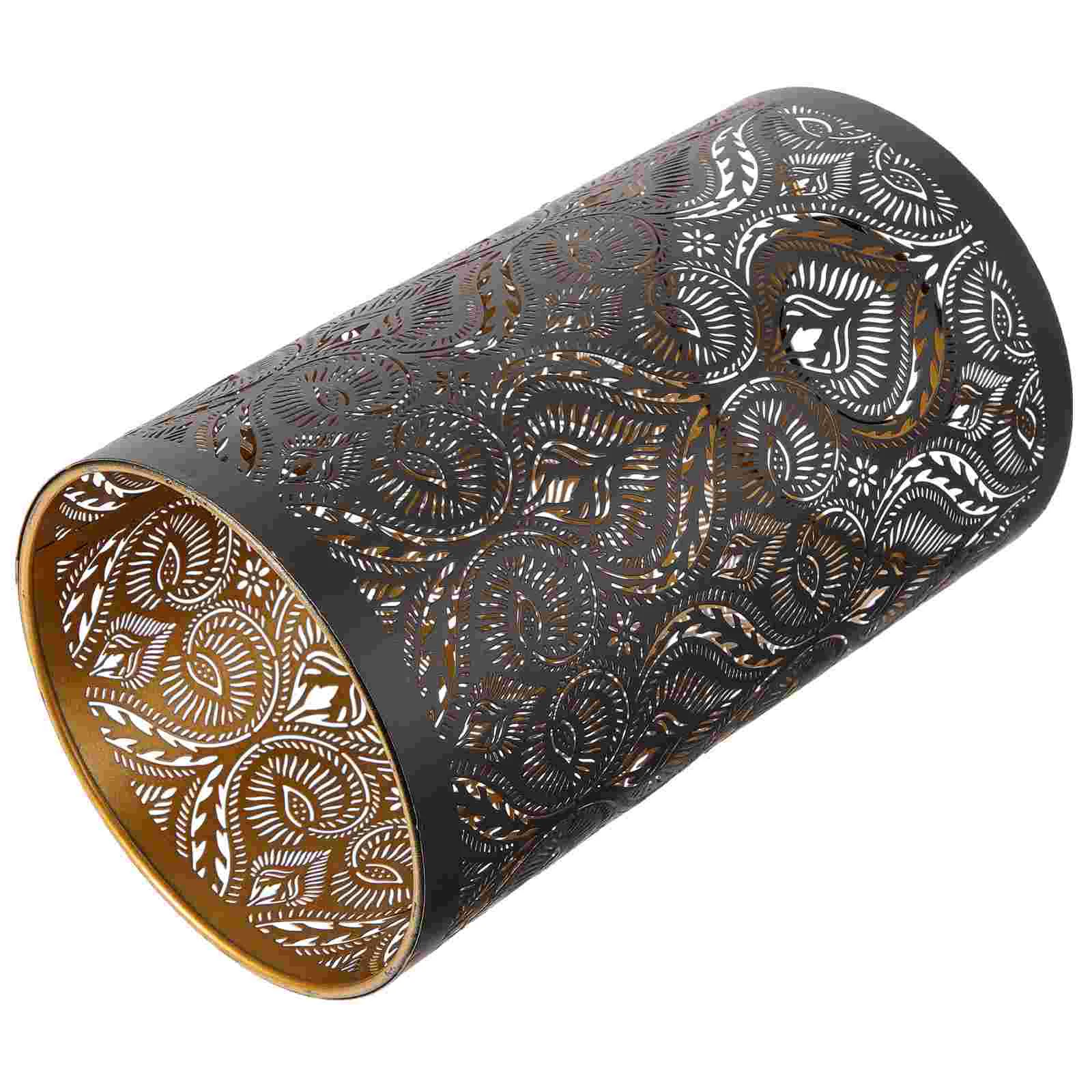 

Hollow Out Lamp Shade Mesh Lampshade Metal Wire Light Exquisite Wrought Iron Vintage Ceiling