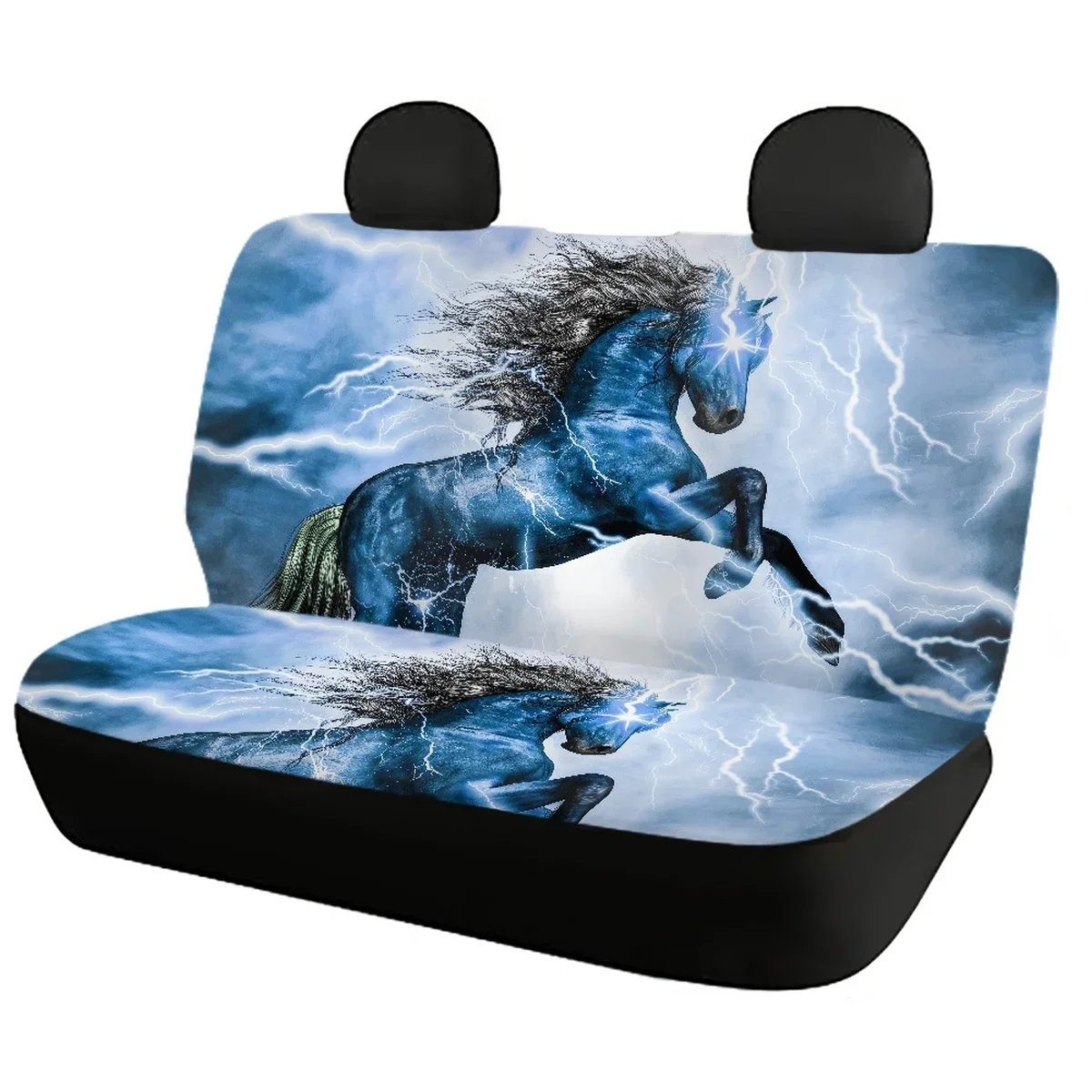 Galloping Mustang 3D Полный набор чехлов на автомобильные сиденья Внутренние аксессуары
