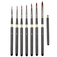 1pcs wolf hair paint brush high quality art painting brushes detachable rod artistic watercolor brush for drawing art supplies