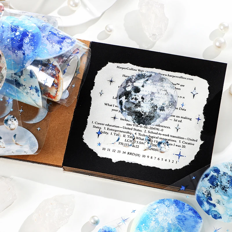 Dimi 3 м INS серия кристальных чернил Маскировочная лента луна цветок питомец свежая