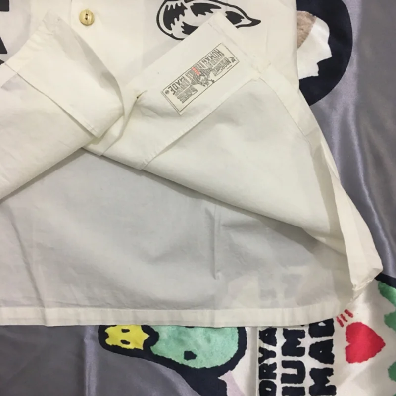 Human Made Shirt Oversize Casual Men Women 1:1 HUMAN MADE Tiger Duck Hawaii Shirt