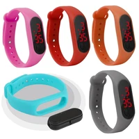40hotoutdoor led number display outdoor sports digital kids wrist watch wristband