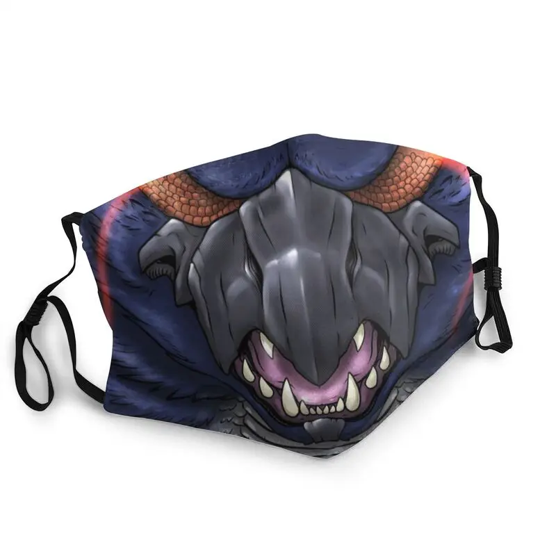 

Nargacuga face mask 135g worsted twill men's ladies dustproof game monster hunter world protective cover respirator breathable