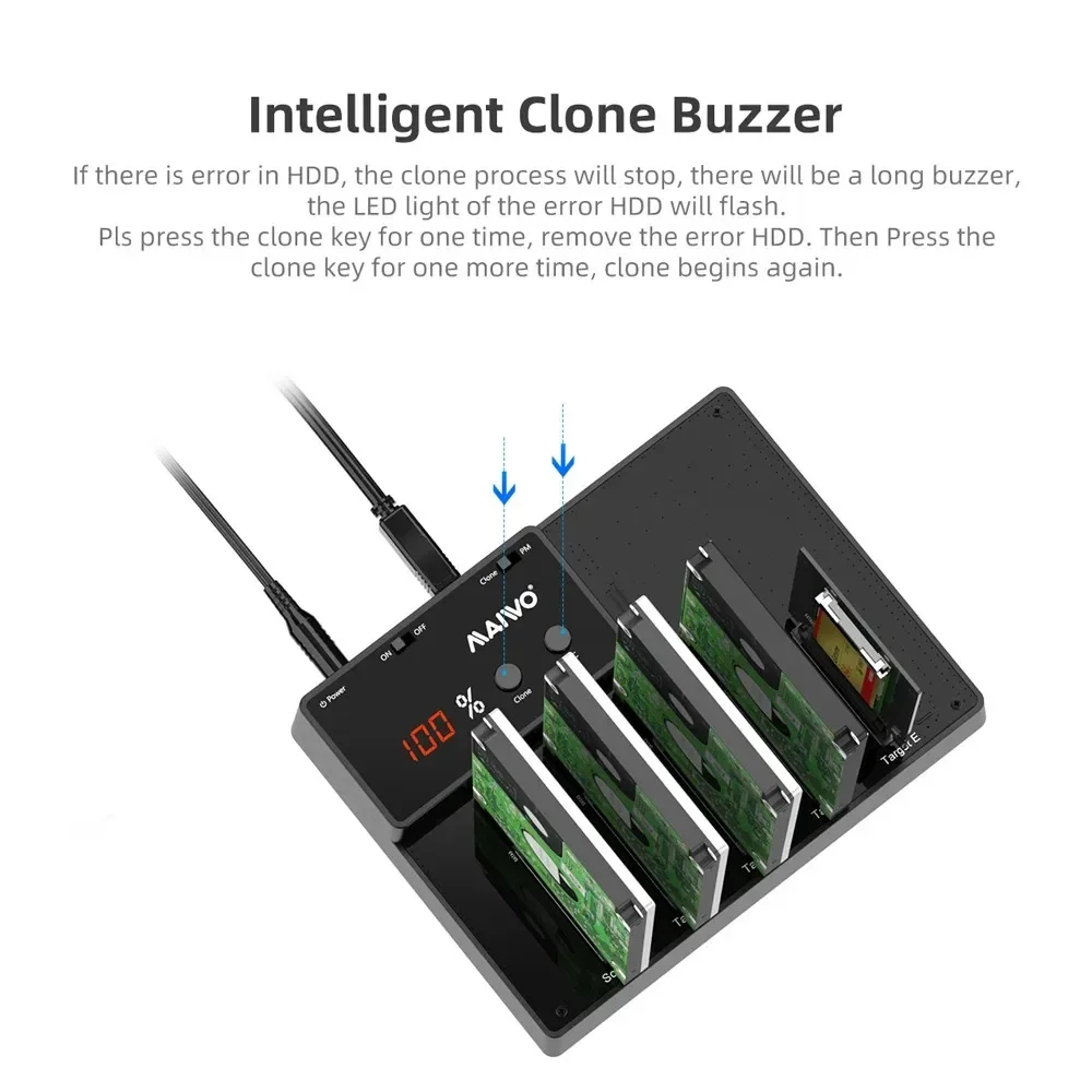 Док-станция для жестких дисков MAIWO 2 5 дюйма SATA Usb 3 0