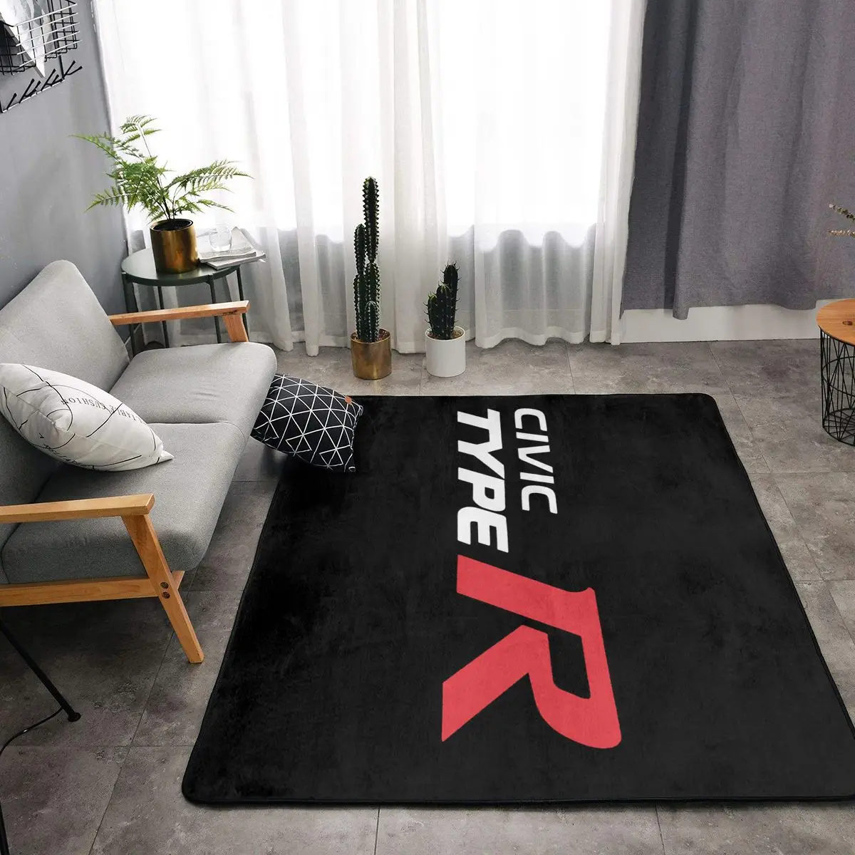 2017 г. брендовый стильный ковер Honda Civic Fk8 Type R для гостиной домашние коврики с