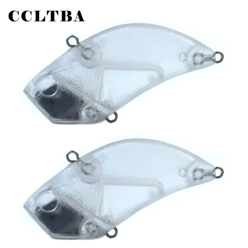 

CCLTBA 15pcs/lot Unpainted VIB Wobblers 5cm 10g Hard Artificial Baits Sinking Vibration Lures Blanks Fishing Tackle Lures DIY
