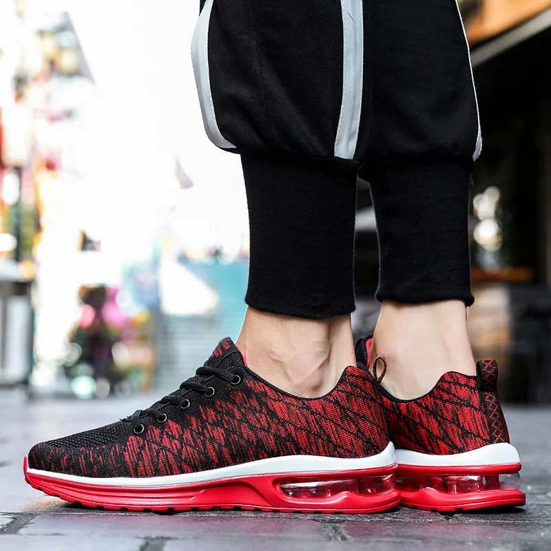 JIEMIAO Sport Running Shoes Fashion Breathable Outdoor Men Sneakers Lightweight Sports Shoes Women Comfortable Athletic Footwear