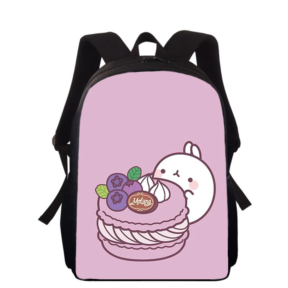 

Korean cartoon molang 15” 3D Print Kids Backpack Primary School Bags for Boys Girls Back Pack Students School Book Bags