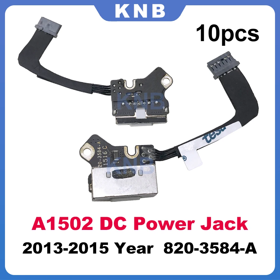 

10 шт. оригинальная плата питания постоянного тока для Macbook Pro Retina 13 дюймов A1502 820-3584-A 2013 2014 2015 лет