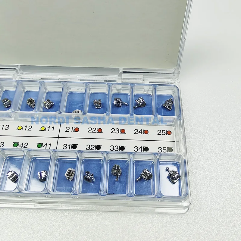 1 коробка ортодонтический металлический самолигирующий кронштейн для зубов 0 022