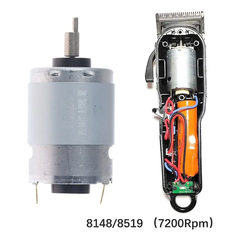 Фото Мотор ABKB 3X 3.6V 7200 об/мин для машинки для стрижки волос, запасная часть для электрического триммера WAHL 8148/8591/8504/1919. №2