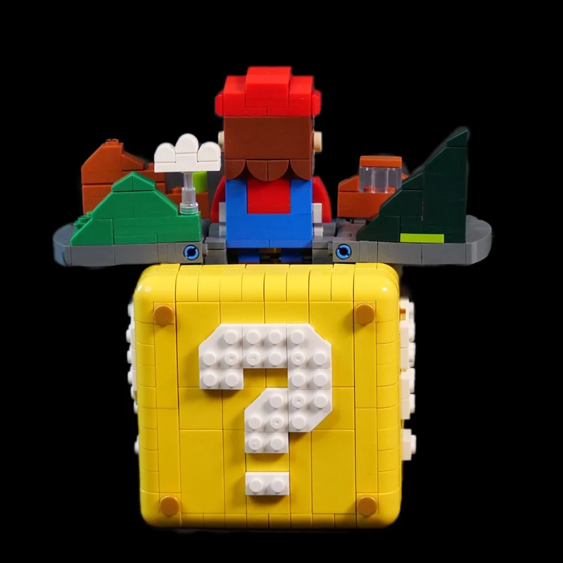 Мини-блок вопроса суперзагадочная коробка модель Креативная идея MOC-93671 788 шт.