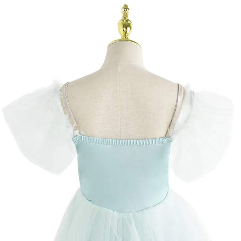 Профессиональное розовое балетное платье-пачка для взрослых и детей с цветами