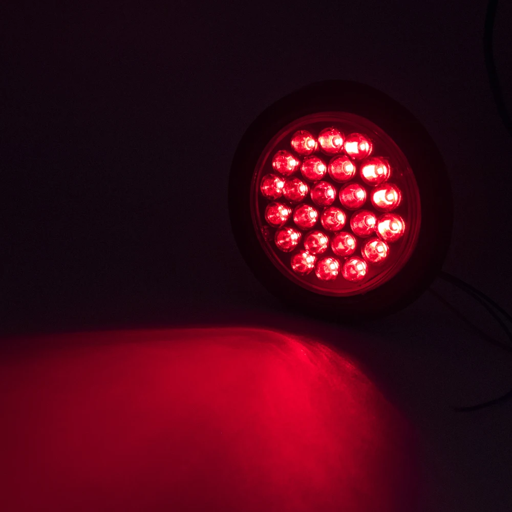 1 шт. 24 В светодиода Автомобильный задний фонарь стоп-сигнал бокосветильник