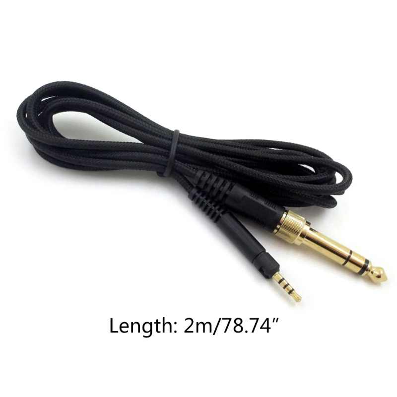 Замененный провод для гарнитуры HD598 HD599 мощная аудиолиния
