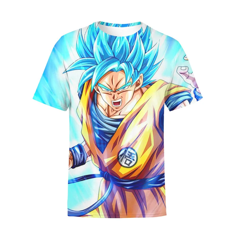 

Dragon Ball Casual Shirts The Almighty Goku 3D T Shirt Harajuku Graphic Short Sleeves T-Shirts Boys Tshirt Cartoon Girls Clothes