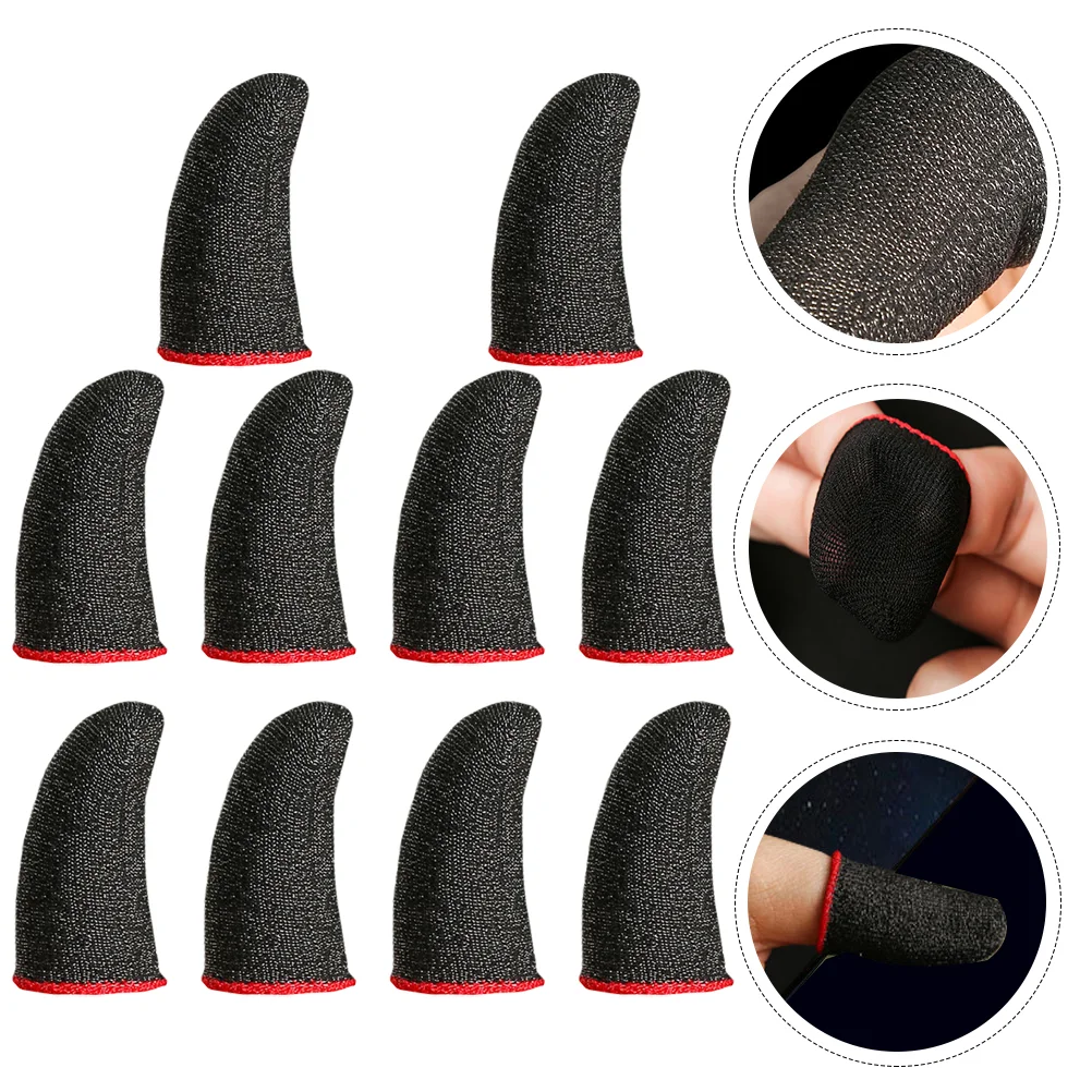 

10 Pcs Sensitive Finger Cots Refreshing Finger Sacks Anti-Sweat Finger Supplies