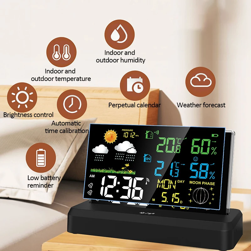 Многофункциональная беспроводная метеостанция для использования в помещении и