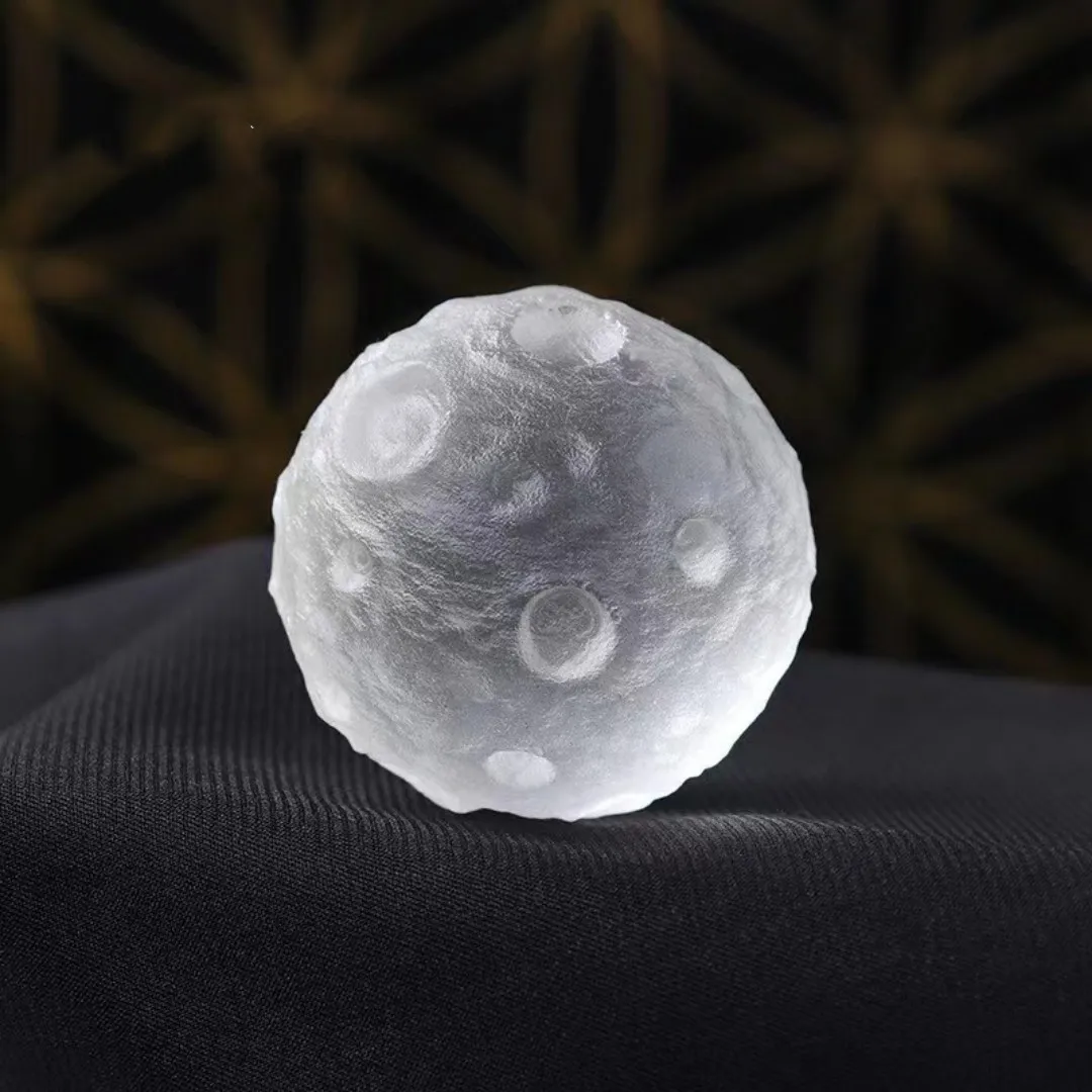

Natural Crystal Raw Stone Moon Meteorite Crystal Ball Ornament White Crystal Ball Obsidian Ball Mine Mark Reiki Healing Gift