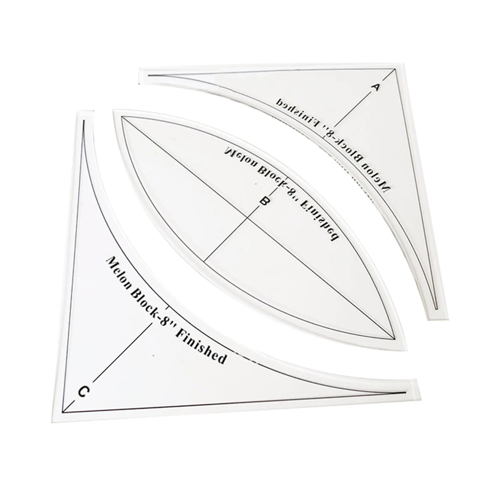 

Transparent Acrylic Stencil Practical DIY Cushion Sewing Ruler Multipurpose Sewing Pattern Tools
