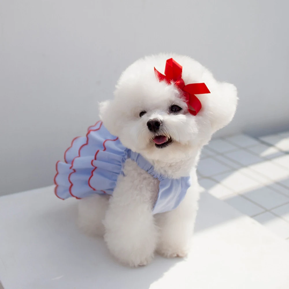 

Summer Pet Dresses Cute Tulle Puppy Princess Skirt Chihuahua Yorkshire Sweet Cat Small Dogs Clothing Pet Products