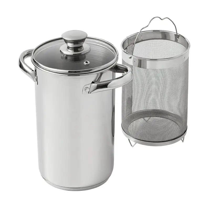 

Steel 3.5-Quart Vegetable Steamer Pot