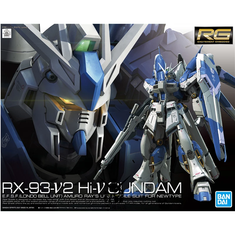 BANDAI RG 1/144 rx-93-loc2 Hi-v GUNDAM Сборная модель экшн-игрушка фигурки Детские Подарки |