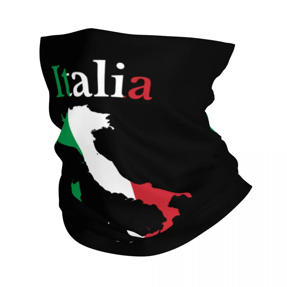 

Бандана с флагом Италии, шейный Гетр, защита от УФ излучения, защита для лица, шарф, Обложка для мужчин и женщин, итальянская патриотическая повязка на голову, Балаклава