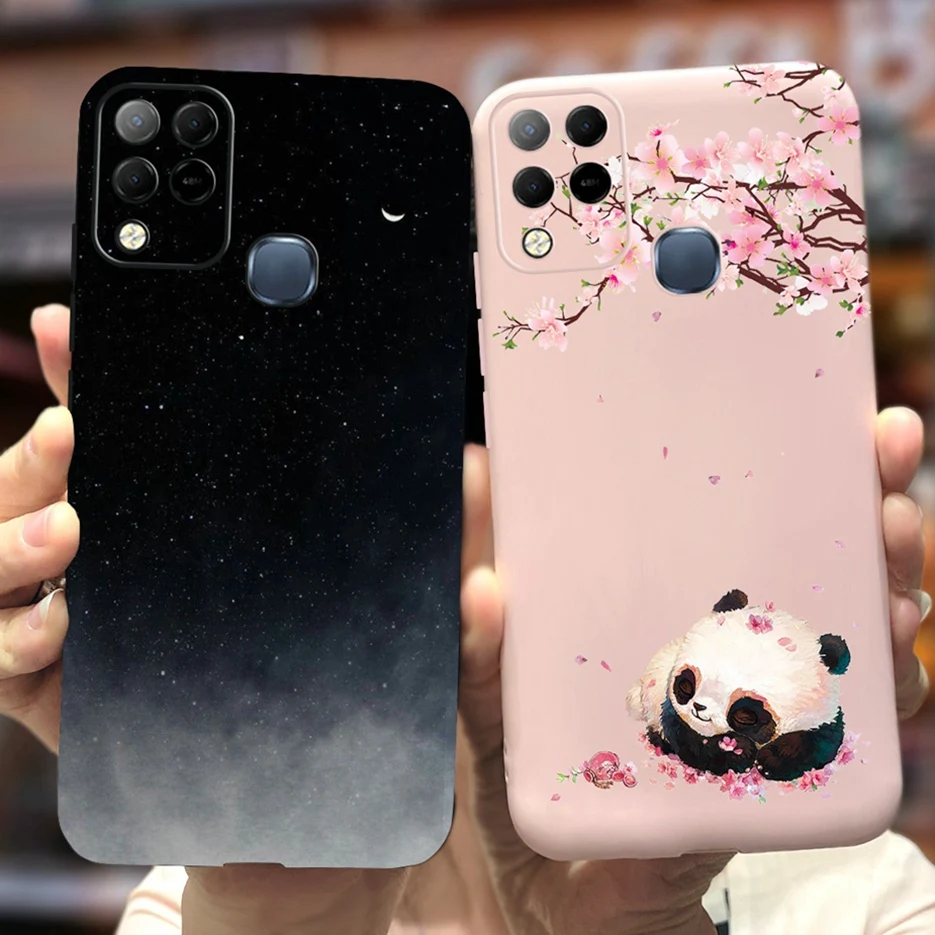 Новинка модный мультяшный чехол для Infinix Hot 10s Чехол X689 X689B X689C мягкий телефона из