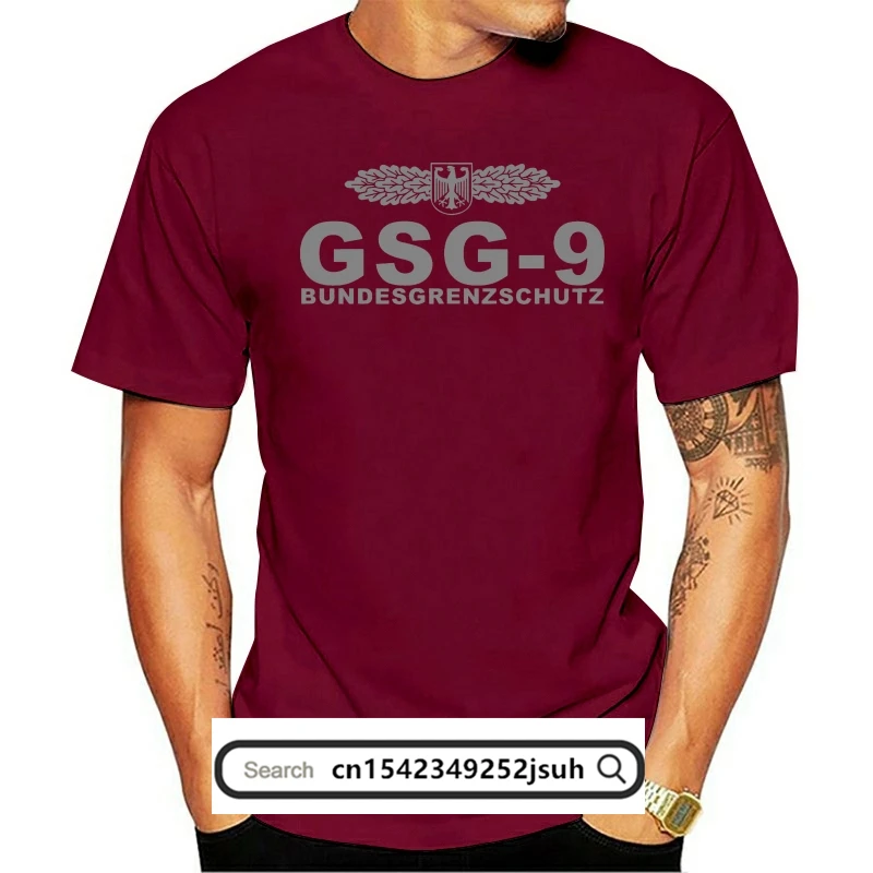 

New Gsg 9 Special Operations Unit Police Germany Swat Counter Terrorism T-Shirt2021 Summer BrandHipHopMenT-Shirt Tops