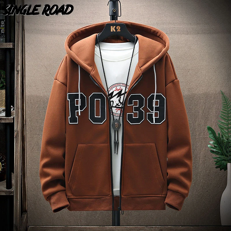 

Мужская толстовка на молнии с одной дорожкой, 2023 Весенняя Толстовка большого размера, Мужская Уличная Толстовка в стиле Харадзюку в стиле хип-хоп, мужская и женская толстовка унисекс