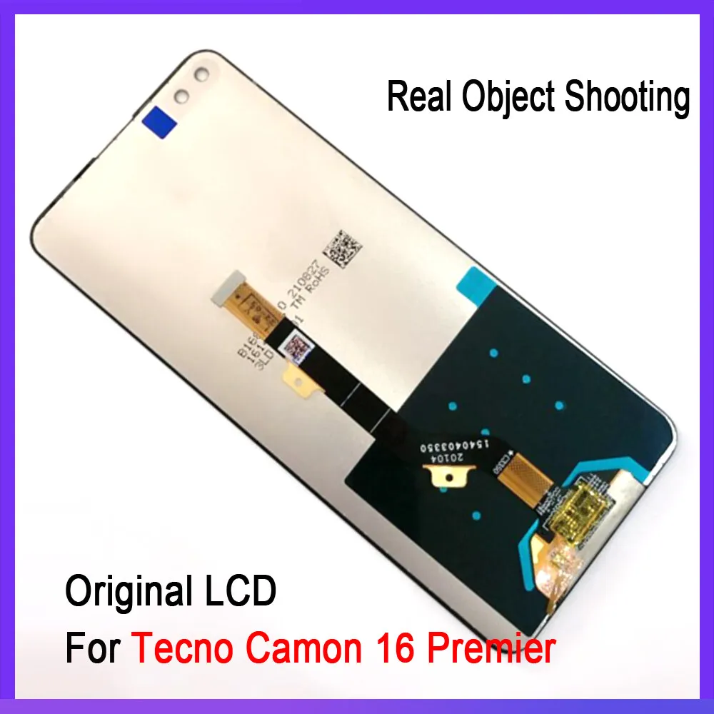 Протестировано для Tecno X687 zero 8 CE9 8i camon 16 премерный ЖК-экран стеклянная панель