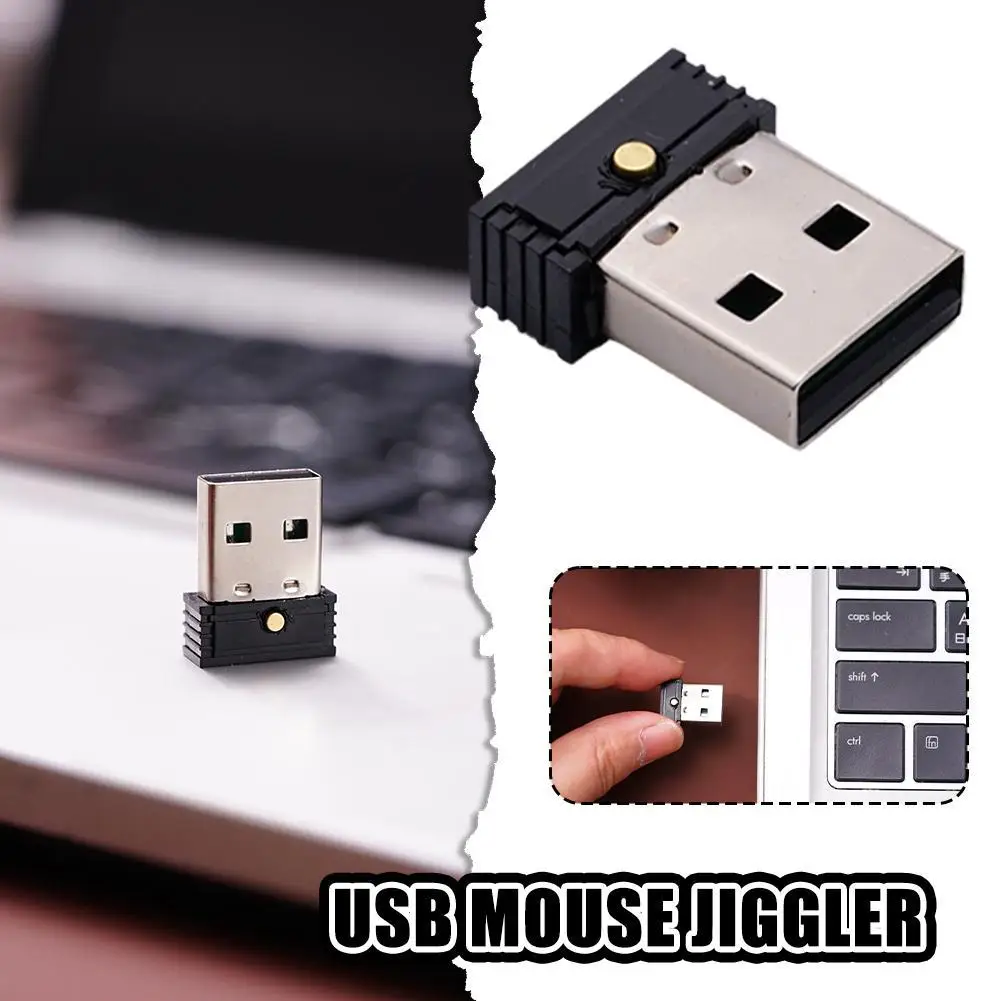 

Undetectable Automatic Mover USB Port Shaker Wiggler for Laptop Keeps Computer Awake Simulate Mouse Movement