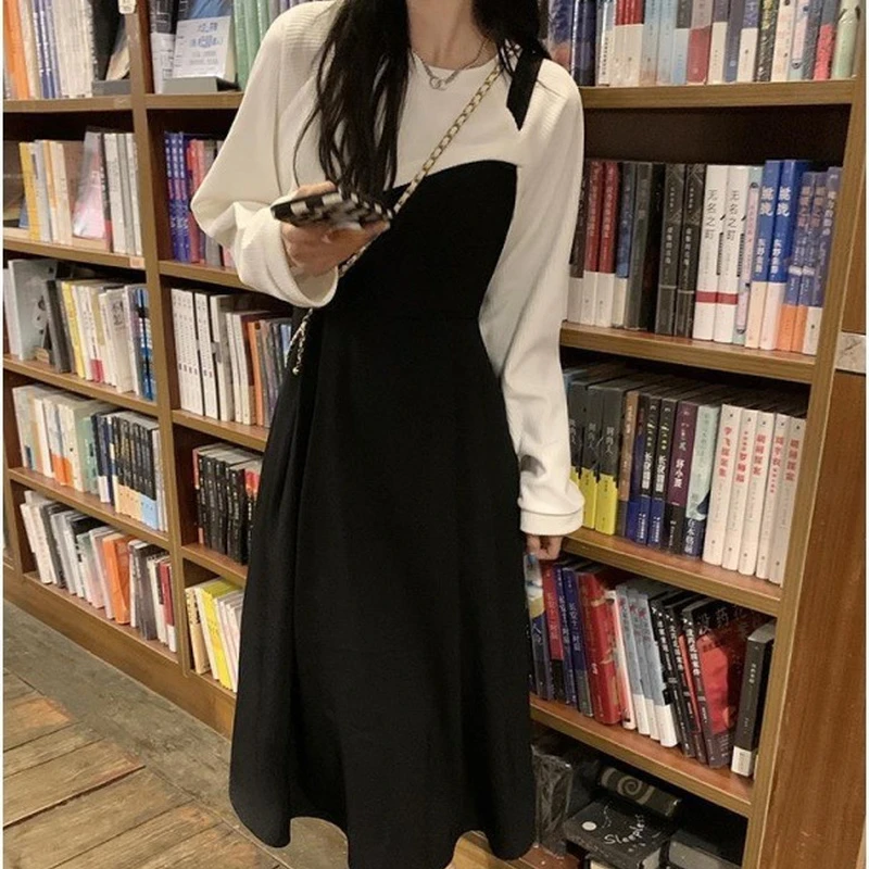 

Ladies Long Dress Top Suit High Waist Sexy Spaghetti Strap Dress Women's New Fashion Solid Color Midi Dress Vestidos Mujer