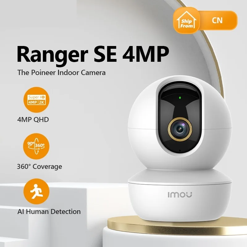 

Беспроводная ip-камера видеонаблюдения Imou Ranger SE, 4 МП, 4-кратный зум