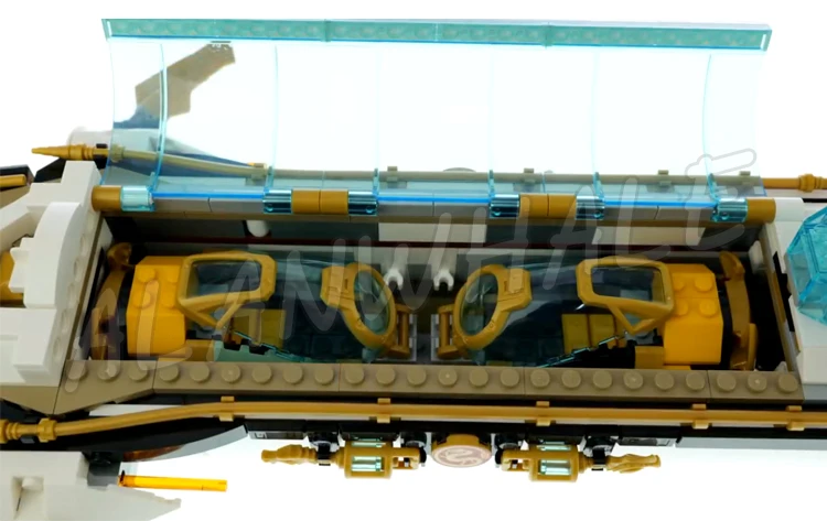 1211 шт. Shinobi Sea Bound Hydro Bounty подводный автомобиль мини-подводные лодки 60086 наборы