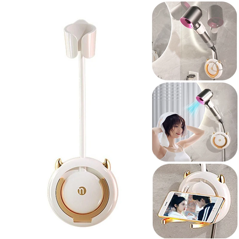 

Настенный держатель-органайзер для телефона, с крючком