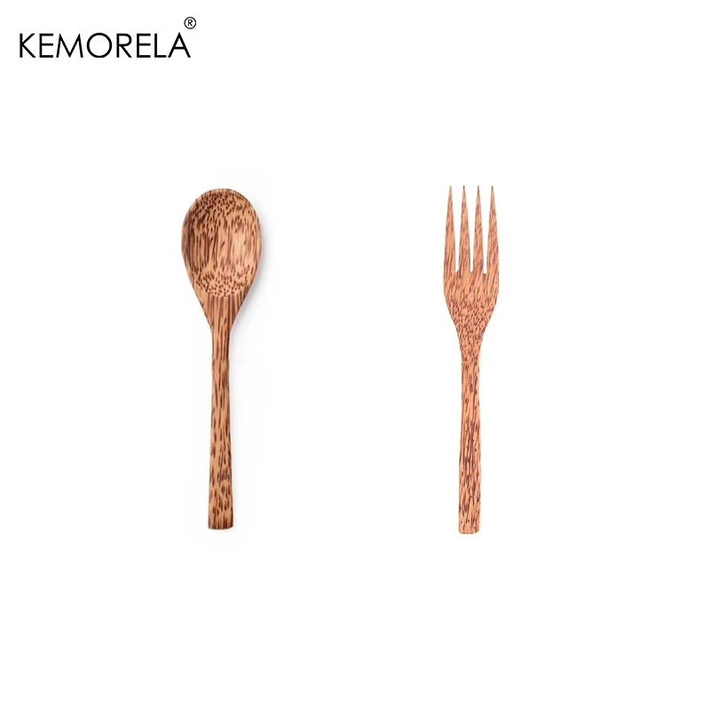 1 шт. деревянная ложка для супа и вилки