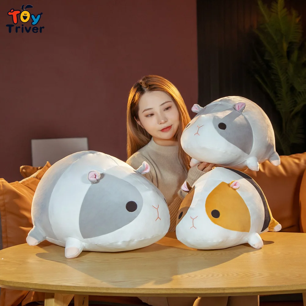 

Kawaii Chinchillas Hamster Guinea Pig Plush Toys Soft Stuffed Animals Doll Pillow Cushions Kids Children Gifts Home Room Decor