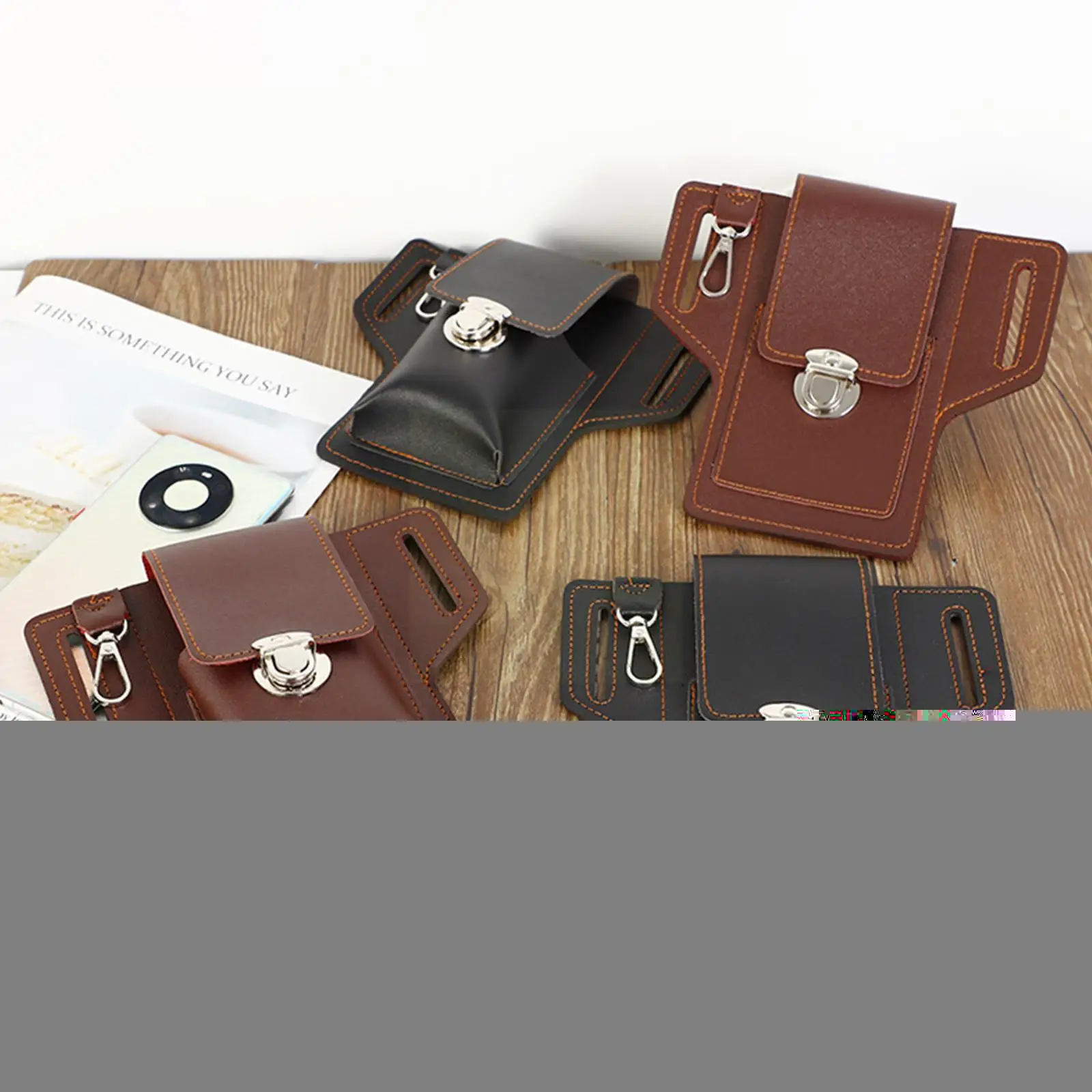 

Винтажная Женская поясная сумка-кобура для мобильного телефона петля сумка-кошелек для телефона T1d0