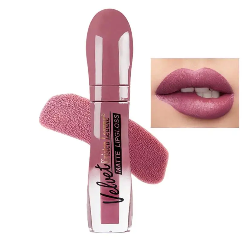 Сексуальный бархатный матовый блеск для губ водостойкий антипригарный