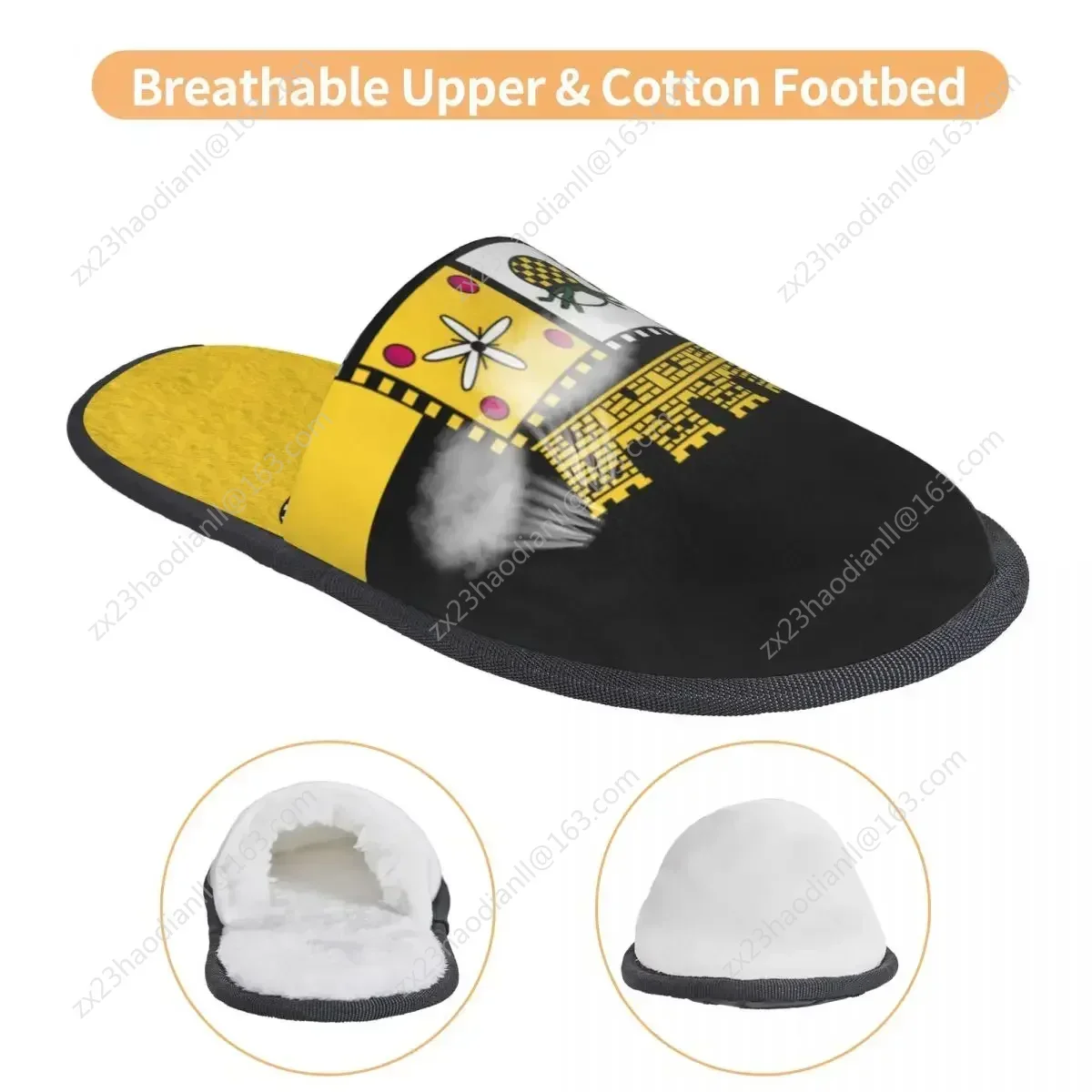 Зимние женские и мужские Нескользящие плоские тапочки Bandera De Yauco Пуэрто-Рико