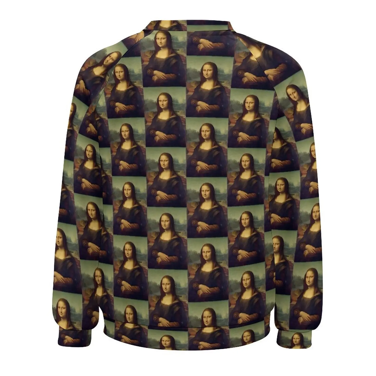 Толстовка с капюшоном Мона Лиза Повседневная худи в стиле Харадзюку С рисунком