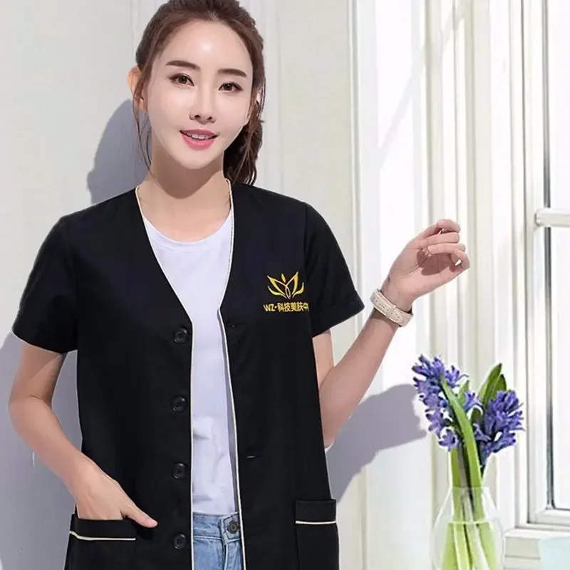 Униформа красоты с логотипом на заказ косметолог рабочая одежда для менеджера