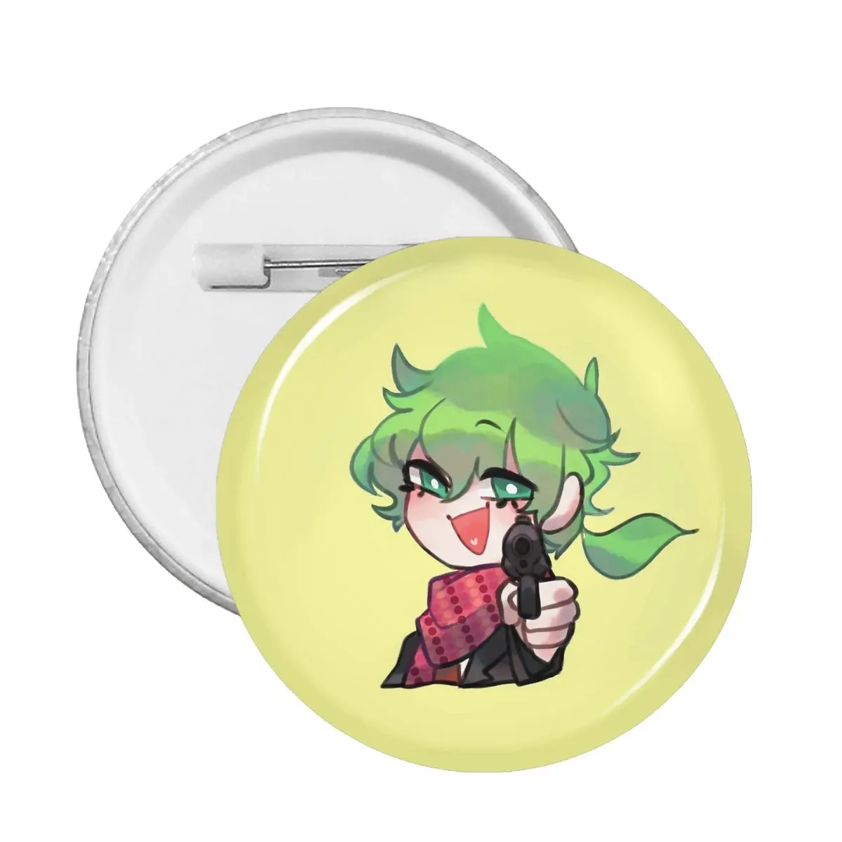 

Yttd Мидори с пистолетом, булавки, новинка, мягкая булавка для шляпы, комикс значок аниме, брошь из ПВХ, ювелирные аксессуары, подарок